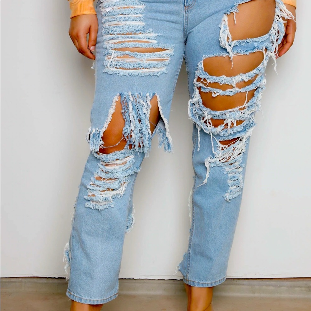 Distressed Jeans!